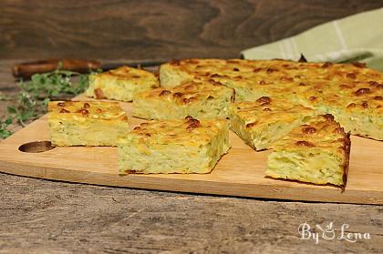 Savory Zucchini Cheese Bars