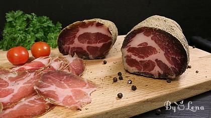 Homemade Capicola Coppa 