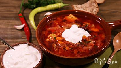 Ukrainian Borscht Soup