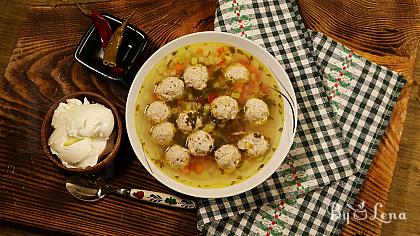 Romanian Meatball Soup