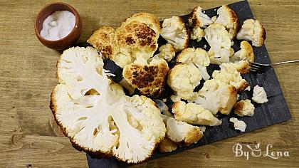 Whole Roasted Cauliflower with Butter
