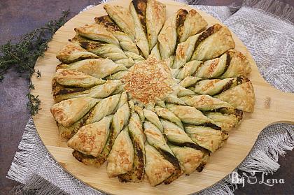 Puff Pastry Appetizer with Pesto