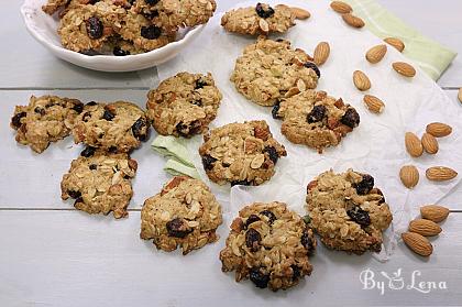 Cranberry Almond Oatmeal Cookies