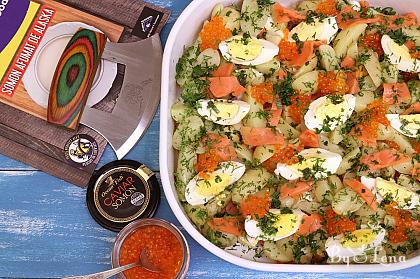 Egg and Salmon Potato Salad