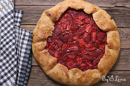 Vegan Strawberry Galette