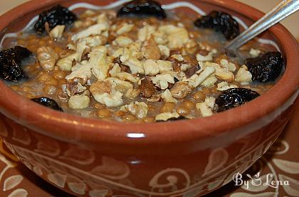 Eastern Christmas Wheat Berry Dessert - Kutia