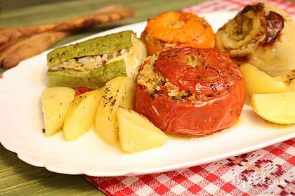 Greek Stuffed Vegetables - Gemista