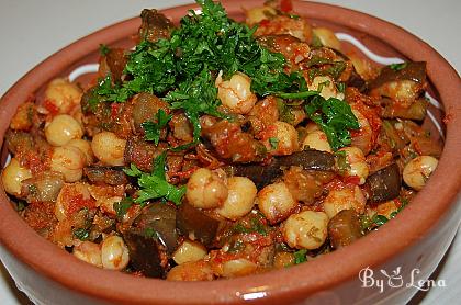 Aubergine and Chickpea Stew