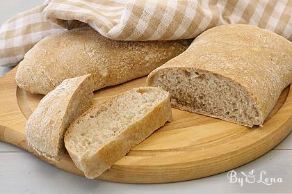 Easy No-Knead Ciabatta Bread