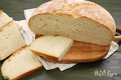 Italian Tuscan Bread, or Pane Toscano