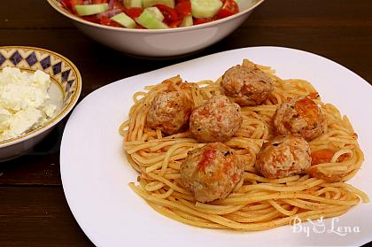 Easy Meatball Pasta Bake 