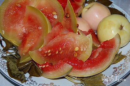 Whole Pickled Watermelon
