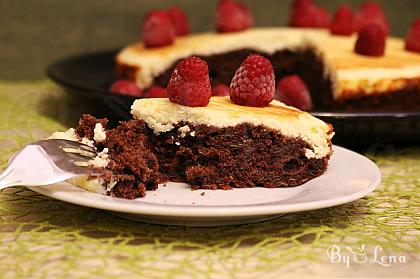 Chocolate Zucchini Upside-Down Cheese Cake