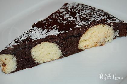 Chocolate Cake with Coconut Balls