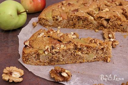 Easy Apple Carrot Cake with Walnuts