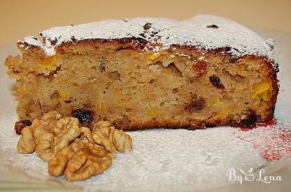 Easy Vegan Orange and Nut Cake