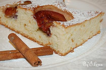 Plum Traybake Cake