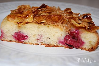 Crispy Cherry Sheet Cake