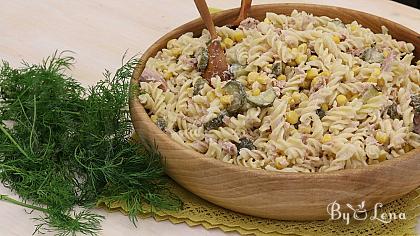 Easy Tuna Pasta and Corn Salad