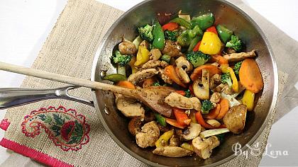 Chicken and Vegetables Stir Fry