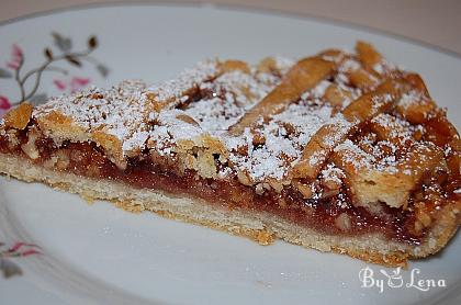 Delicious Vegan Jam and Nut Pie