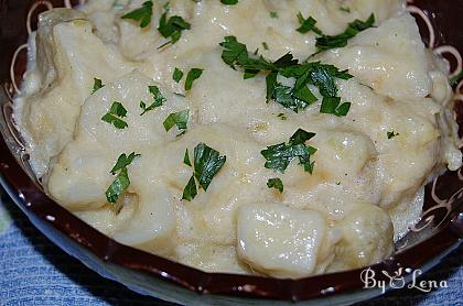 Zucchini and Potato Stew with Sour Cream