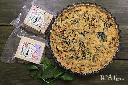 Vegan Spinach Tofu Quiche 