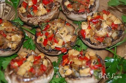 Vegan Stuffed Mushrooms