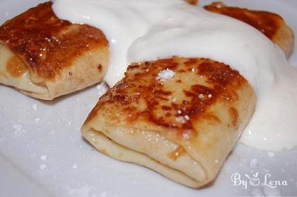 Sweet Cheese Crepes