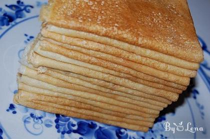 Russian Semolina Crepes