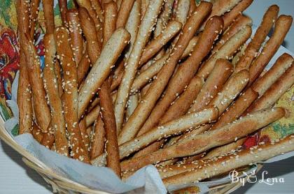 Whole-Wheat Seeded Breadsticks