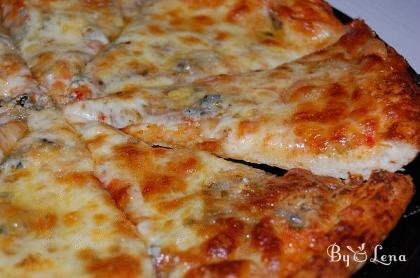 Pizza Quattro Formaggi (Four Cheese Pizza Recipe)