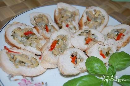 Stuffed Chicken Breast with Mushrooms