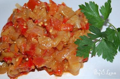 Eggplant, Red Pepper And Tomato Stew