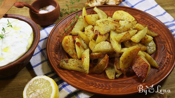 Lemon Greek Potatoes