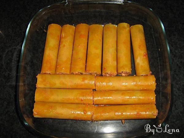 Stuffed Beef Cannelloni with Bechamel Sauce - Step 5