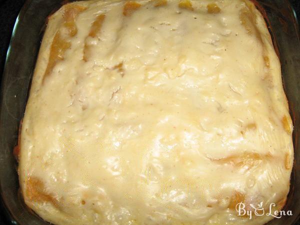 Stuffed Beef Cannelloni with Bechamel Sauce - Step 8