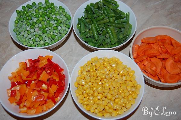 Homemade Mexican Mix Vegetables - Step 1