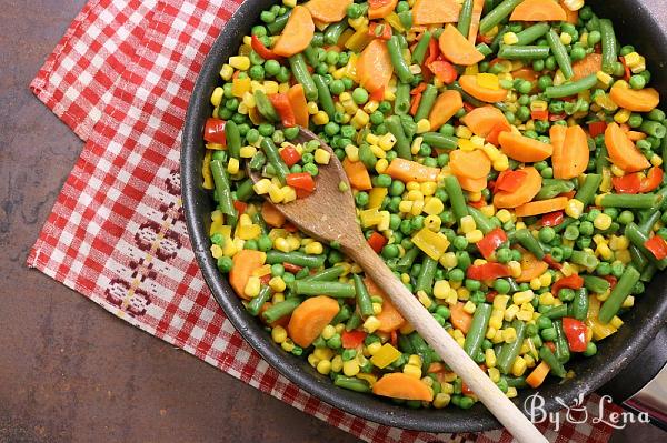 Homemade Mexican Mix Vegetables