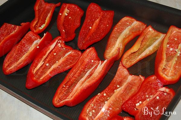 Greek Stuffed Peppers with Cheese - Step 2