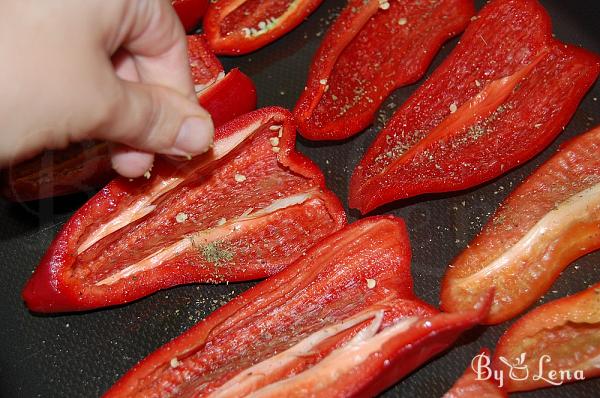 Greek Stuffed Peppers with Cheese - Step 3