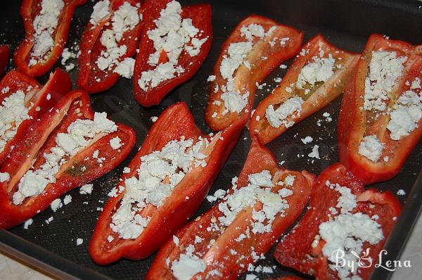 Greek Stuffed Peppers with Cheese - Step 5