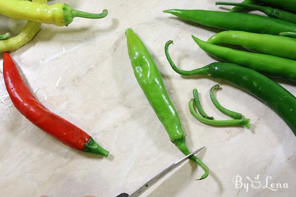 Hot Peppers in Vinegar with Honey - Step 2