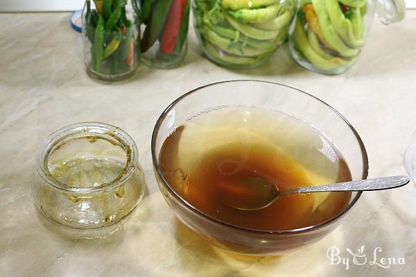 Hot Peppers in Vinegar with Honey - Step 4