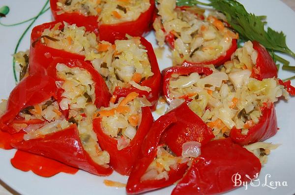 Fermented Cabbage Stuffed Peppers - Step 12