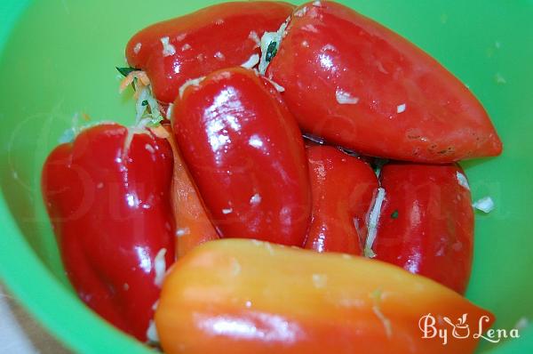 Fermented Cabbage Stuffed Peppers - Step 7