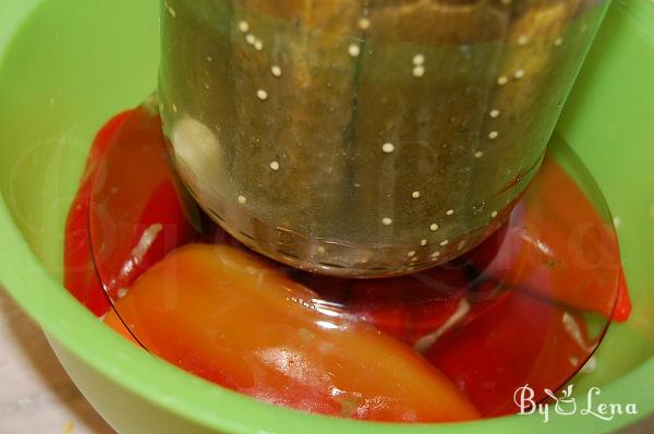 Fermented Cabbage Stuffed Peppers - Step 8