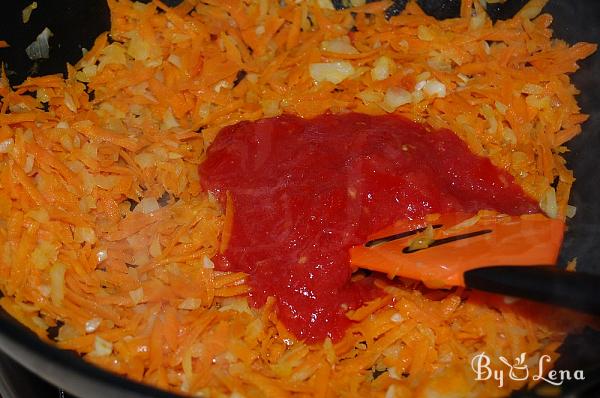 Mince Meat Stuffed Peppers without Rice - Step 1