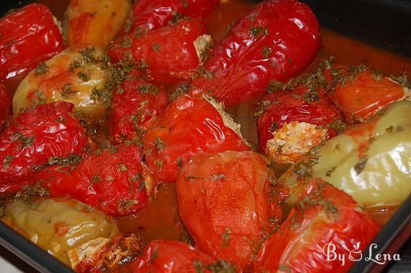 Mince Meat Stuffed Peppers without Rice - Step 8