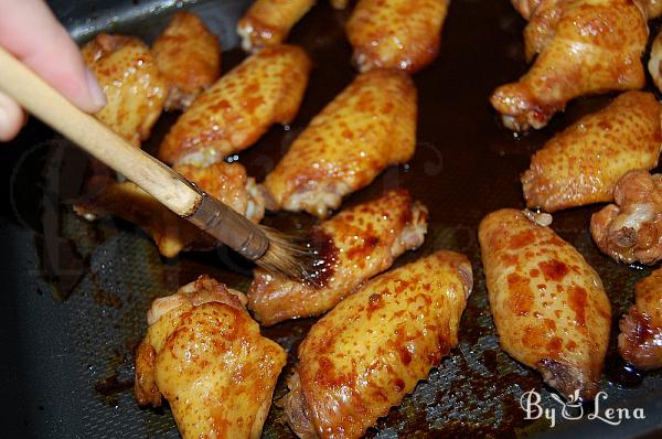 Honey-Soy Glazed Chicken Wings - Step 6